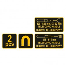 78410 VOREL Set oglinda de inspectie cu magnet..